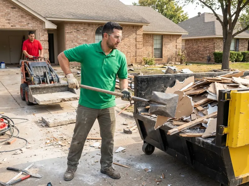Remodeling & Construction Debris Hauling in Dallas, TX