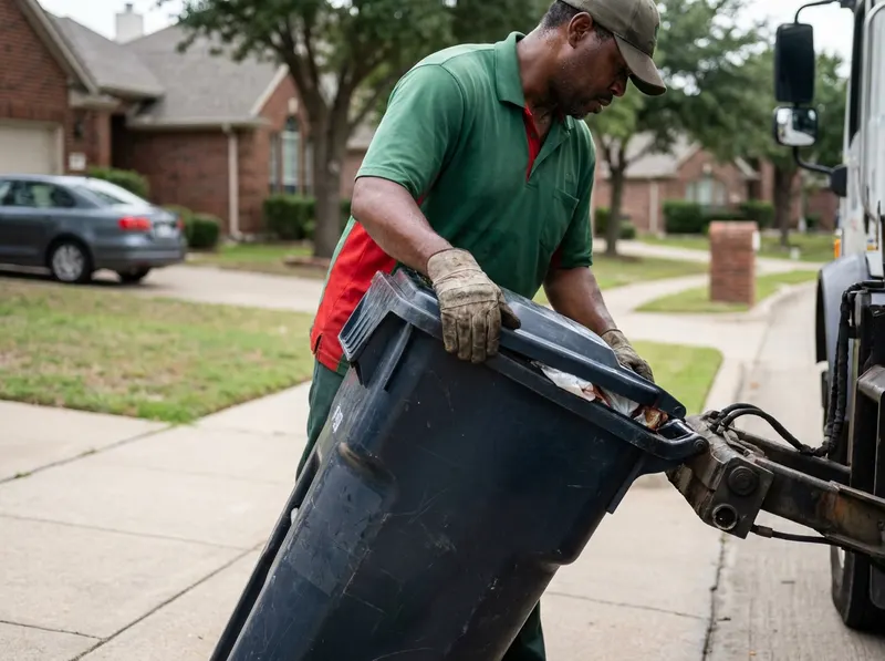 Residential Cart Overflow Pickup in Dallas, TX